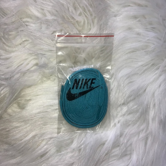 turquoise shoe laces nike